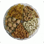 1 kg assorted dry fruits with 1 kg kaju katli sweets