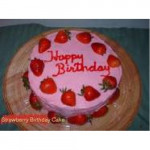 half kg strawberry cake
