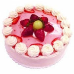 Velvety & Creamy Strawberry Cake